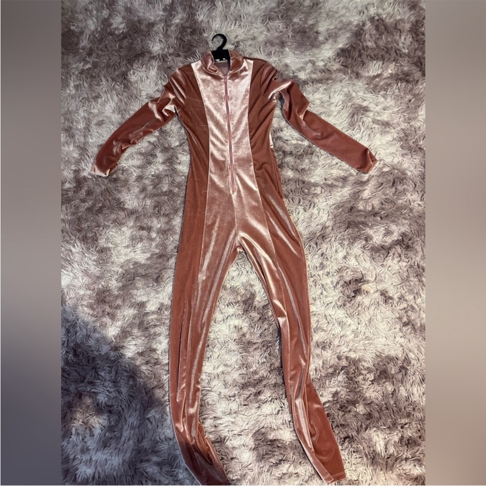 Velvet Pink Jumpsuit
